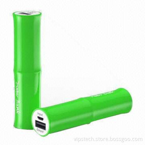Mini Chargers for iPod, 2,200mAh True Capacity, Triple Safety Protection, Classical Bamboo Design